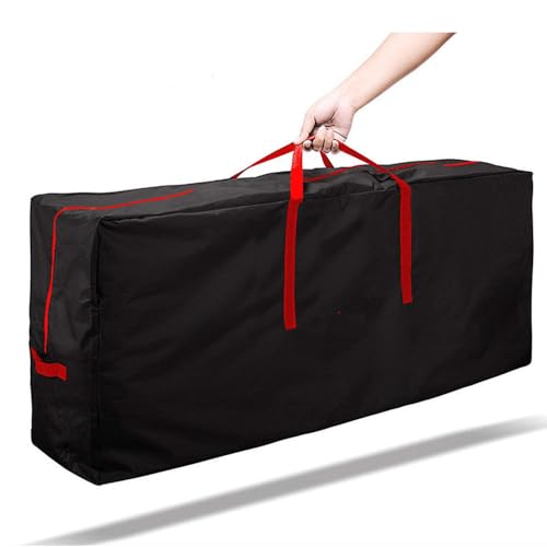 Odot Weihnachtsbaumtasche, Wasserdichte Weihnachtsbaum Tasche mit Tragegriffen, Transporthülle für Weihnachtsbäume bis 2,3m (122x38x51cm, Schwarz) von Odot