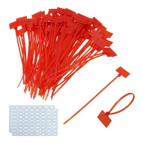 Oedema 100 Stück 3 mm x 165 mm Draht-Etikettenbinder, selbstsichernde Kordelanhänger mit Etiketten, Drahtbänder für Zuhause, Büro, Organisation, DIY-Projekte, Rot Oedema 100 Stück 3 mm x 165 mm Draht-Etikettenbinder, selbstsichernde Kordelanhänger mit Etiketten, Drahtbänder für Zuhause, Büro, Organisation, DIY-Projekte, Rot von Oedema