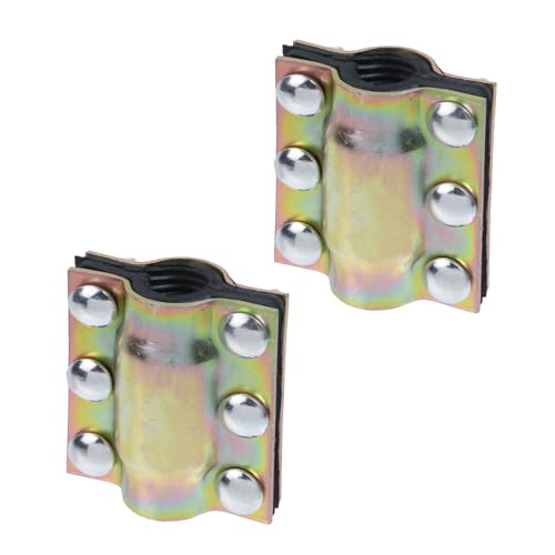 Oedema 2 Stück 2,5 cm Rohr-Reparaturschellen, Außendurchmesser 25 mm, Wasserrohr-Leck-Reparaturschellen-Set für Kunststoff- und Metallrohre von Oedema