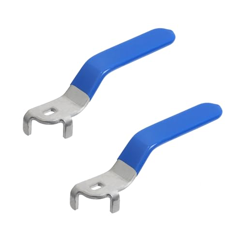 Oedema 2 Stück Hebelgriff Edelstahl Kugelhahngriff Gesamtlänge 114 mm mit Lochgröße 5 x 8 mm für DN20 Kugelhahn, blau Oedema 2 Stück Hebelgriff Edelstahl Kugelhahngriff Gesamtlänge 114 mm mit Lochgröße 5 x 8 mm für DN20 Kugelhahn, blau von Oedema