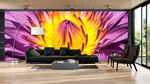 Fototapete Vinyl Wand Zen Lotus Flower | fotomurales | Wand | Dekoration | Fototapete Vinyl Fototapete Kinderzimmer 350x250cm von Oedim