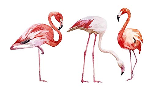 Kopfteil Bett PVC Digitaldruck Flamingos | Verschiedene Maße 200x60cm | Einfache Platzierung | Raumdekoration | Landschaftsmotive | Natur | Urbes | Multicolor | Elegantes Design von Oedim