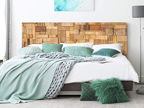 Kopfteil Bett PVC Rechtecke aus Holz | Verschiedene Maße 135x60cm | Einfache Platzierung | Raumdekoration | Landschaftsmotive | Natur | Urbes | Multicolor | Elegantes Design von Oedim