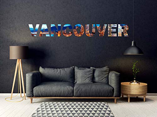 Oedim Dekoratives Vinyl Wand Sprüche Vancouver Gebetsausdruck Proposition puerta Verknüpfung beispielhaft Logan Verschiedene Maße 125x25cm von Oedim