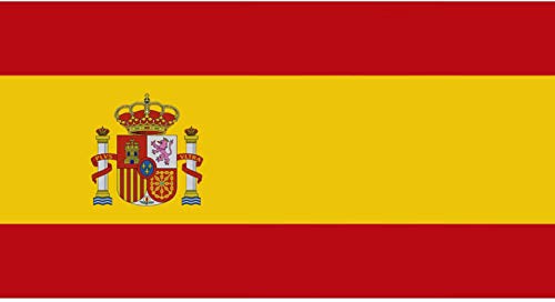 Oedim Flagge Spanien mit Wappen 85 x 150 cm, Rot Gelb Rot von Oedim