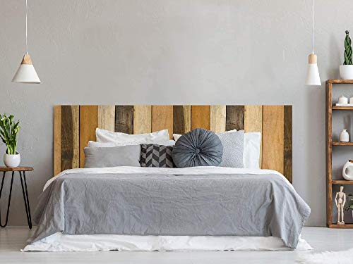 Oedim Kopfteil für Betten, PVC, antike Textur, gerade, vertikal, Holz, 100 x 100 cm, erhältlich in verschiedenen Größen, leicht, elegant, robust und wirtschaftlich. von Oedim
