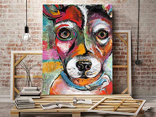 Oedim Pegasus Vertikales Bild Digitaldruck Hund gezeichnet | Mehrfarbig | 45 x 80 cm | Wandbild, robust und kostengünstig von Oedim