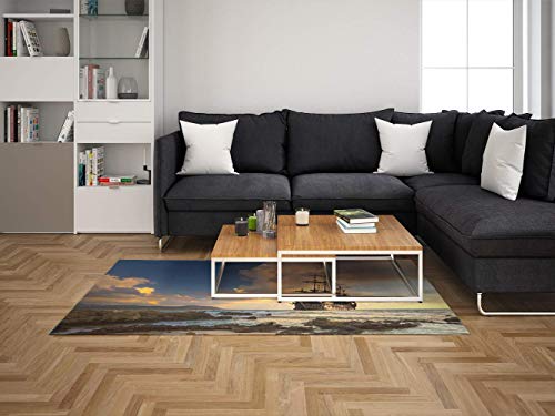 Oedim Schiff Teppichboden PVC Zimmer | 95 cm x 200 cm | PVC Teppich | Vinylböden | Sintasol Boden | Dekorationsgegenstände Zimmer von Oedim