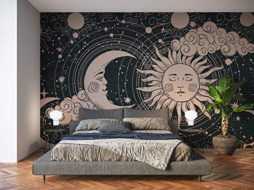 Oedim Vinyl-Fototapete für Wand Astrologie | Wandbild | Dekorative Vinyl-Fototapete | 350 x 250 cm | Dekoration für Esszimmer, Wohnzimmer, Zimmer von Oedim