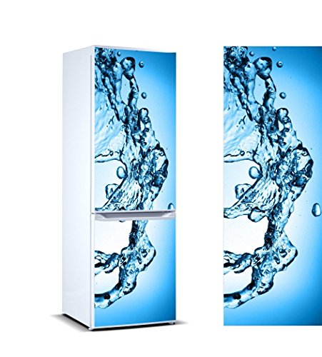 Oedim Vinyl Stickers Unruhiges Wasser für Kühlschrank. | Kühlschrank Aufkleber | Verschiedene Maße 185x70cm| Klebstoffbeständig und einfache Anwendung | Stilvoller Design-dekorativer von Oedim