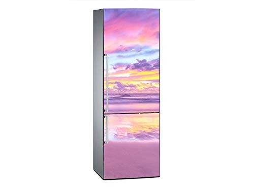 Oedim – Vinyl für Kühlschrank mit Sonnenaufgang am Strand 185 x 60 cm | Starker und wirtschaftlicher Aufkleber | dekoratives Design von Oedim