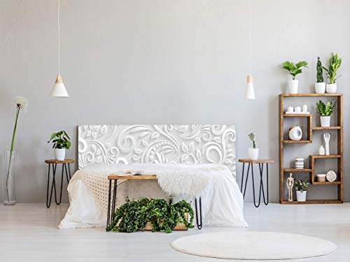 Oedim – weiß bedrucktes PVC-Bett 100 x 60 cm - in verschiedenen Größen erhältlich - leicht, elegant, langlebig und sparsam Kopfteil von Oedim