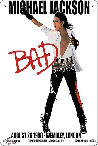 Bad Jackson Poster, Metall-Blechschild, 30,5 x 20,3 cm, lustiges Männerhöhle, Zuhause, Büro, Bar, Dekoration von Oedrtqi