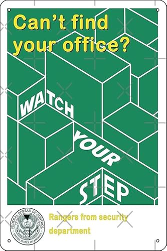 Federal Bureau of Control Advisory Poster 1 Kunstdruck 20,3 x 30,5 cm lustiges Metall-Blechschild Spielzimmer Männerhöhle Wanddekoration Federal Bureau of Control Advisory Poster 1 Kunstdruck 20,3 x 30,5 cm lustiges Metall-Blechschild Spielzimmer Männerhöhle Wanddekoration von Oedrtqi