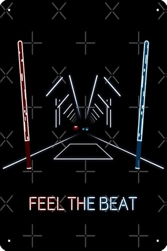 Feel the Beat Poster, 20,3 x 30,5 cm, lustiges Metall-Blechschild, Spielzimmer, Männerhöhle, Wanddekoration Feel the Beat Poster, 20,3 x 30,5 cm, lustiges Metall-Blechschild, Spielzimmer, Männerhöhle, Wanddekoration von Oedrtqi
