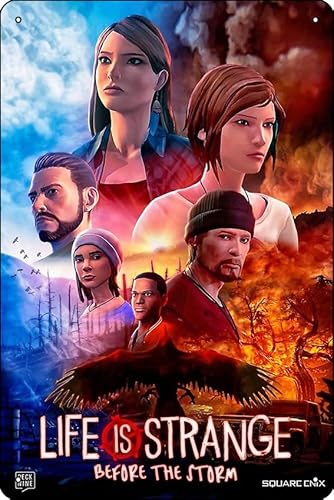 Oedrtqi Lustiges Metall-Blechschild "Life is Strange Before the Storm", für Zuhause, Küche, Bar, Zimmer, Garage, Dekoration, 20,3 x 30,5 cm Oedrtqi Lustiges Metall-Blechschild "Life is Strange Before the Storm", für Zuhause, Küche, Bar, Zimmer, Garage, Dekoration, 20,3 x 30,5 cm von Oedrtqi