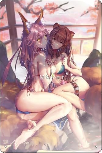 Tamamo und Raphtalia Poster, 20,3 x 30,5 cm, lustiges Metall-Blechschild, Spielzimmer, Männerhöhle, Wanddekoration Tamamo und Raphtalia Poster, 20,3 x 30,5 cm, lustiges Metall-Blechschild, Spielzimmer, Männerhöhle, Wanddekoration von Oedrtqi