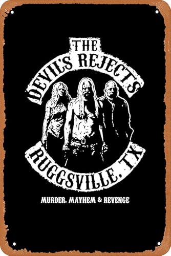 The Devil's Rejects Otis Driftwood Halloween Poster Vintage Retro Metall Blechschild Wanddekoration, 20,3 x 30,5 cm Bar Man Cave von Oedrtqi