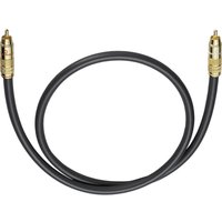 Oehlbach - Cinch Audio Anschlusskabel [1x Cinch-Stecker - 1x Cinch-Stecker] 2.00 m Anthrazit vergoldete Steckko von Oehlbach