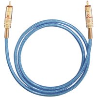 Oehlbach - Cinch-Digital Digital-Audio Anschlusskabel [1x Cinch-Stecker - 1x Cinch-Stecker] 0.50 m Blau Oehlbac von Oehlbach