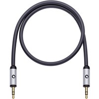 Klinke Audio Anschlusskabel [1x Klinkenstecker 3.5 mm - 1x Klinkenstecker 3.5 mm] 5.00 m Schwarz ver von Oehlbach