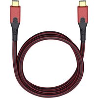Oehlbach USB-Kabel USB 3.2 Gen1 (USB 3.0 / USB 3.1 Gen1) USB-C® Stecker, USB-C® Stecker 0.50m Rot/ von Oehlbach