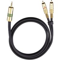 2056 Cinch / Klinke Audio Anschlusskabel [2x Cinch-Stecker - 1x Klinkenstecker 3.5 mm] 1.00 - Oehlbach von Oehlbach