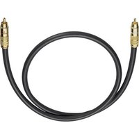 Oehlbach Cinch Audio Anschlusskabel [1x Cinch-Stecker - 1x Cinch-Stecker] 5.00m Anthrazit vergoldete von Oehlbach