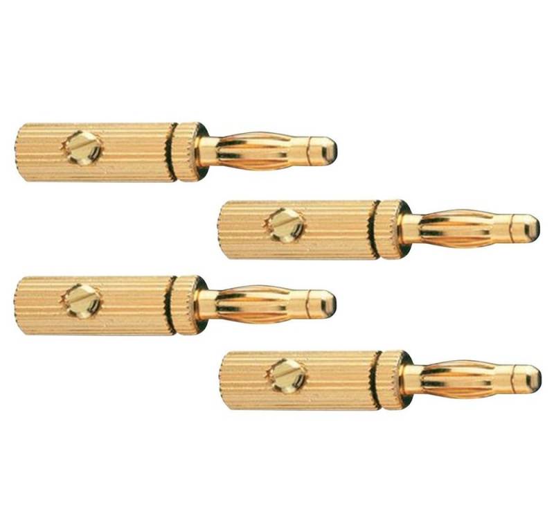 Oehlbach Kabelverbinder-Sortiment Oehlbach 3009 Lautsprecher-Steckverbinder Stecker, gerade Polzahl (num, Banana Pin-B3 von Oehlbach