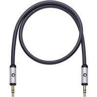 Oehlbach Klinke Audio Anschlusskabel [1x Klinkenstecker 3.5mm - 1x Klinkenstecker 3.5 mm] 0.50m Schw von Oehlbach