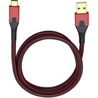 Oehlbach USB-Kabel USB 3.2 Gen1 (USB 3.0 / USB 3.1 Gen1) USB-A Stecker, USB-C® Stecker 0.50m Rot/Sc von Oehlbach