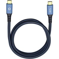 Oehlbach USB-Kabel USB 3.2 Gen1 (USB 3.0 / USB 3.1 Gen1) USB-C® Stecker, USB-C® Stecker 3.00 m Blau von Oehlbach