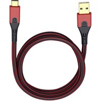 Oehlbach - USB-Kabel usb 3.2 Gen1 (usb 3.0 / usb 3.1 Gen1) usb-a Stecker, usb-c® Stecker 0.50 m Rot/Sc von Oehlbach