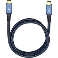 USB-Kabel usb 3.2 Gen1 (usb 3.0 / usb 3.1 Gen1) usb-c® Stecker, usb-c® Stecker 1.00 m Blau - Oehlbach von Oehlbach