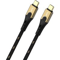 USB-Kabel usb 3.2 Gen2 (usb 3.1 Gen2) usb-c® Stecker, usb-c® Stecker 0.50 m Schwarz/Gold d - Oehlbach von Oehlbach