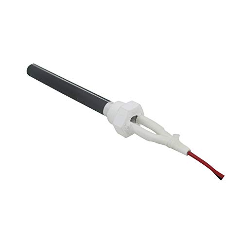 Keramischer glühzünder 3/8 zoll zündwiderstand pelletofen 220v 300w zündpatrone zündstab für pelletofen 100x10.5x6mm (Oben offen) von OemClima