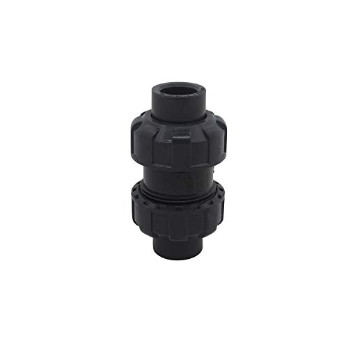 Kugelrückschlagventil 20 25 32 40 50 63mm PVC rückschlagventil klebmuffe mit feder beidseitig rückstauverschluss pool Klebefitting (Innendurchmesser 20mm) von OemClima