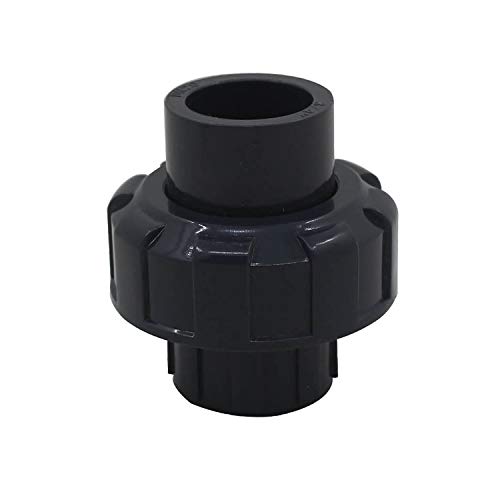 Verschraubung pvc klebemuffen 20 25 32 40 50 63 75 90 110mm fitting muffennippel pvc klebefitting pool rohrverbinder pvc kupplung für pumpen (Innendurchmesser 50mm) von OemClima