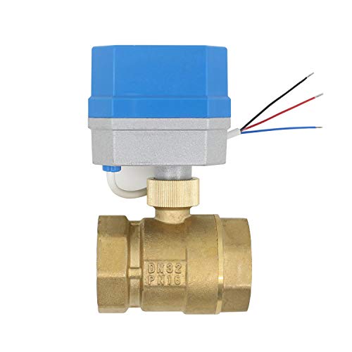 2 Modi - 2 wege motorkugelhahn 12v zonenventil 2 wege ventil elektrisch 1/2 3/4 1 1-1/4 1-1/2 2 zoll (1-1/4 zoll DN32) von OemClima