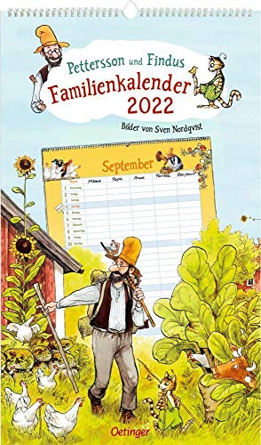 Pettersson und Findus. Familienkalender 2022 von Oetinger