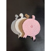 4Er Set Schwein Hintern Untersetzer | Vom Bauernhof Skurrile Tiere Schweine 4Er Set Schwein Hintern Untersetzer | Vom Bauernhof Skurrile Tiere Schweine von OfYarnAndWood
