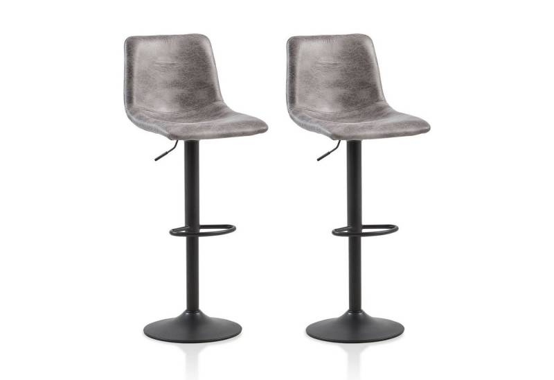 Ofcasa Barhocker Tresenhocker (2er Set), Kunstleder Höhenverstellbar Bistrohocker Gepolsterter von Ofcasa