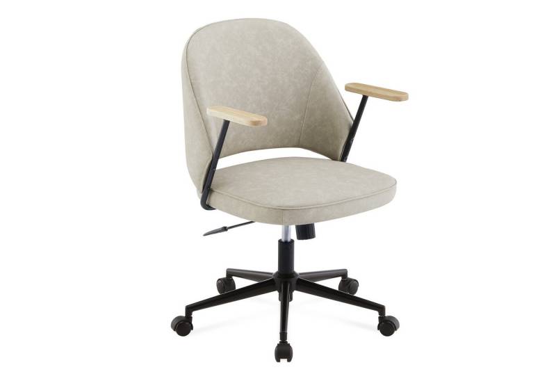 Ofcasa Drehstuhl höhenverstellbarer Schreibtischstuhl (1er Set), Bürostuhl mit Metallgestell von Ofcasa