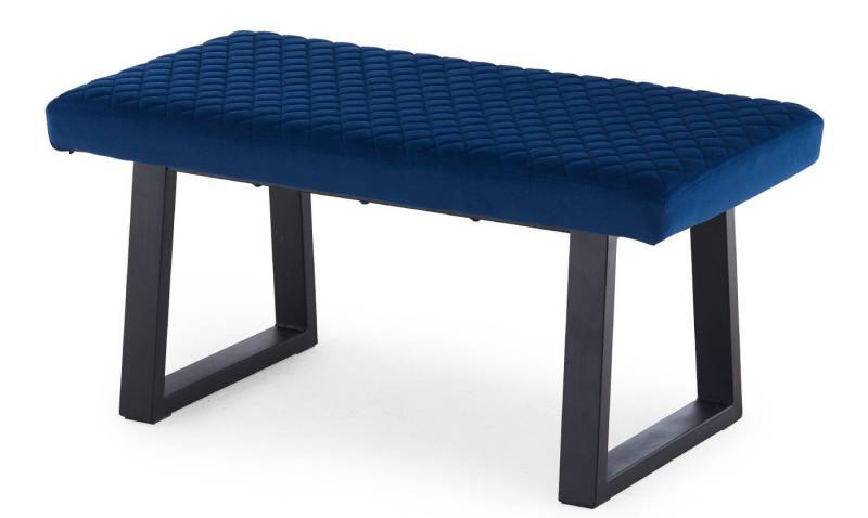 Ofcasa Essbank Samt Esstischhocker (inkl. Sitzkissen), gepolsterter Sitzbank, Loungehocker mit Metallgestell von Ofcasa