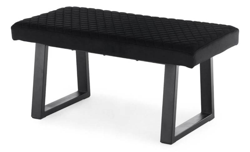 Ofcasa Essbank Samt Esstischhocker (inkl. Sitzkissen), gepolsterter Sitzbank, Loungehocker mit Metallgestell von Ofcasa