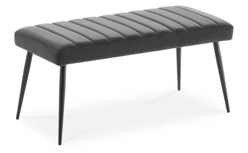 Ofcasa Essbank Samt Esstischhocker (inkl. Sitzkissen), gepolsterter Sitzbank, Loungehocker mit Metallgestell von Ofcasa