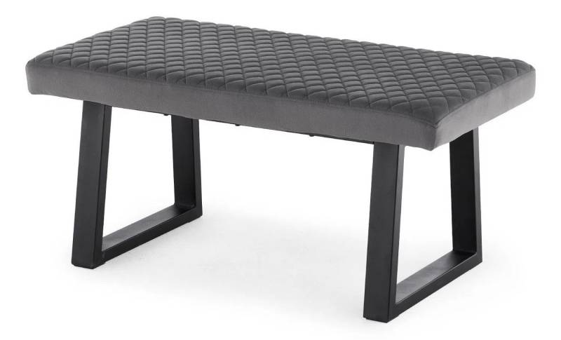 Ofcasa Essbank Samt Esstischhocker (inkl. Sitzkissen), gepolsterter Sitzbank, Loungehocker mit Metallgestell von Ofcasa