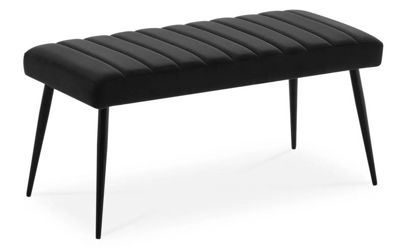 Ofcasa Essbank Samt Esstischhocker (inkl. Sitzkissen), gepolsterter Sitzbank, Loungehocker mit Metallgestell von Ofcasa