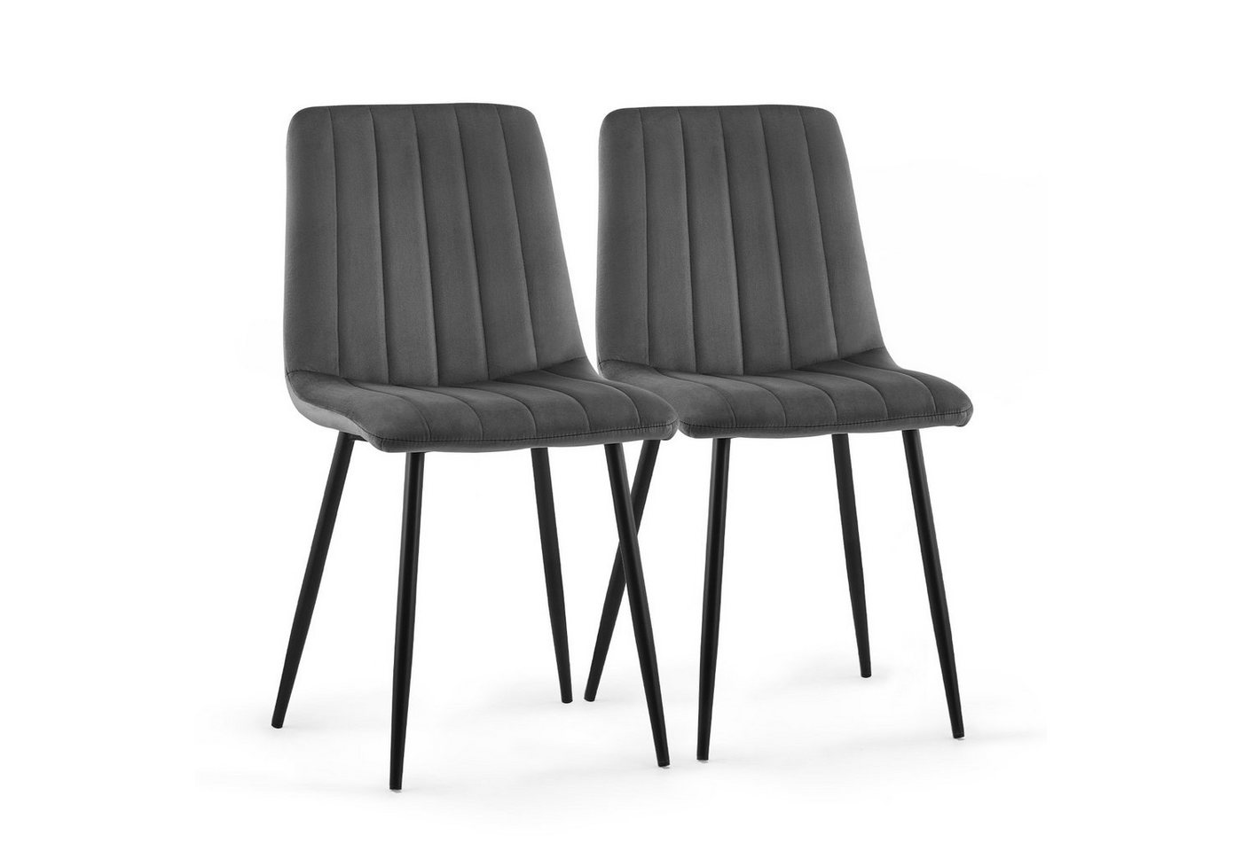 Ofcasa Esszimmerstuhl Küchestuhl (2er Set), Samtstuhl mit gepolstertem Sitz von Ofcasa