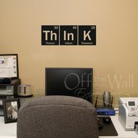 Denken Sie Periodic Tisch Vinyl-Dekal-Periodic Table Decal-Elemente Vinyl-Dekal-Chemie Wissenschaft Dekal-Lustig von OffTheWallExpression